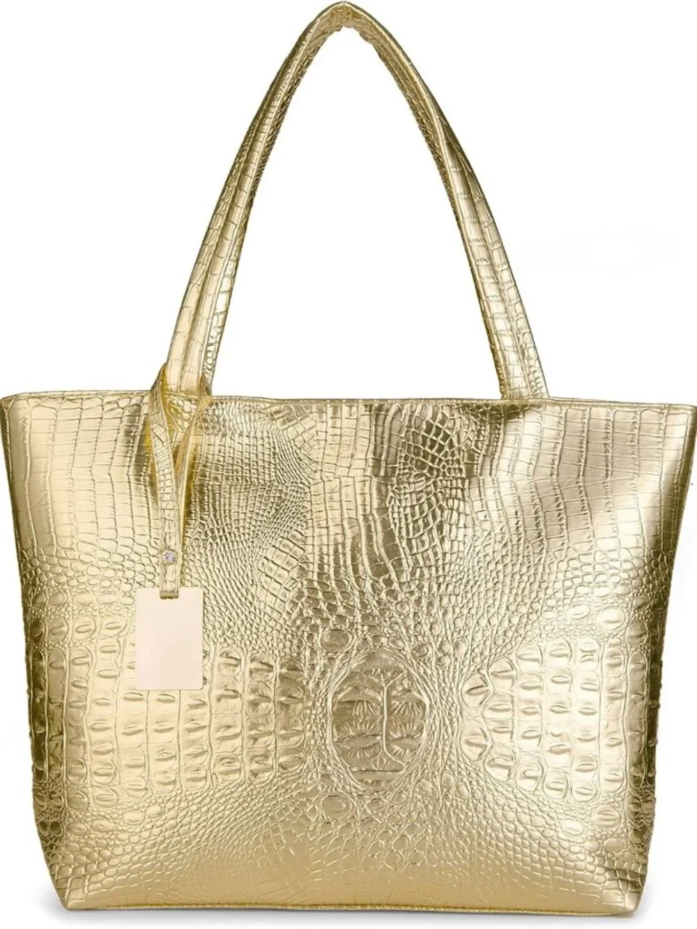 Stylish Crocodile Satchel Tote Bag for Women - Large Shoulder Handbag & Wallets